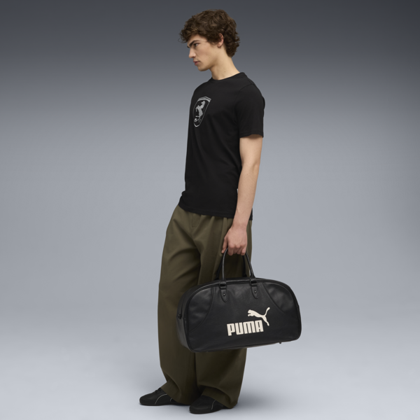 Scuderia Ferrari Sportswear Tonal Shield Tee Men, PUMA Black, large-ZAF