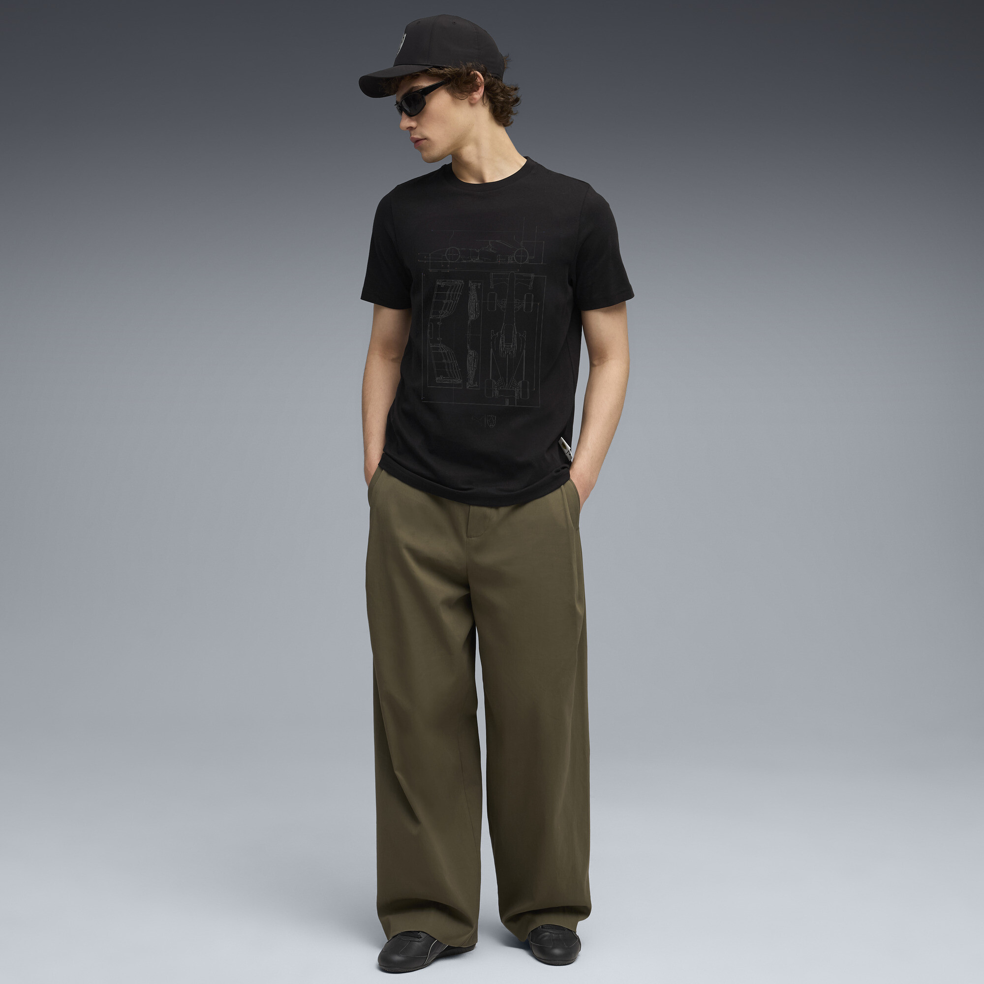 PUMA Scuderia Ferrari Sportswear Graphic T-shirt voor Heren, Zwart, Maat S thumbnail 2