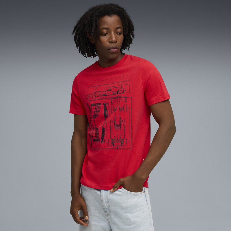 Men's PUMA Ferrari Sportswear Men’s Graphic Cotton Tee