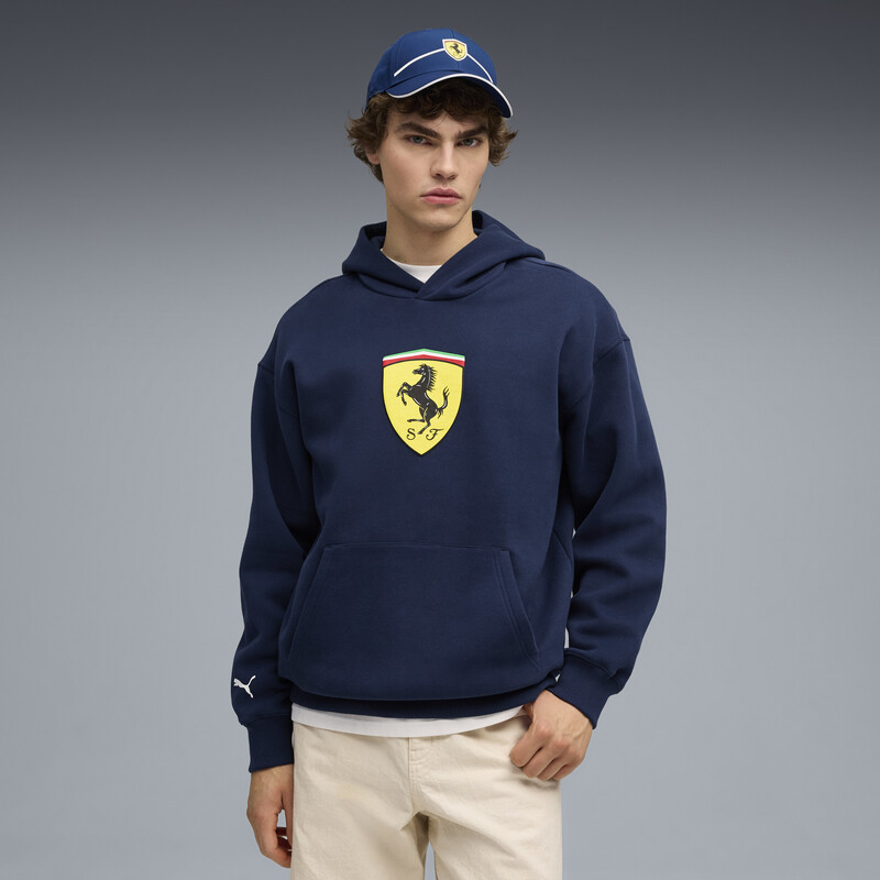 

Men's PUMA Ferrari Shield Relaxed Fit Cotton Hoodie