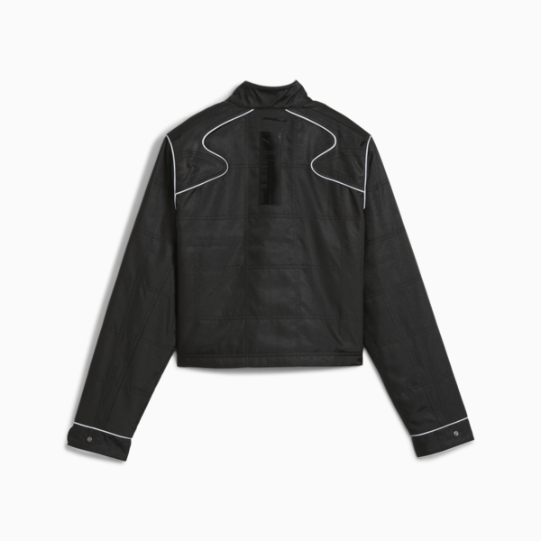Scuderia Ferrari HP Premium Jacket Women, PUMA Black, large-ZAF