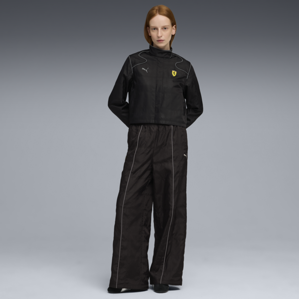 Scuderia Ferrari HP Premium Jacket Women, PUMA Black, large-ZAF