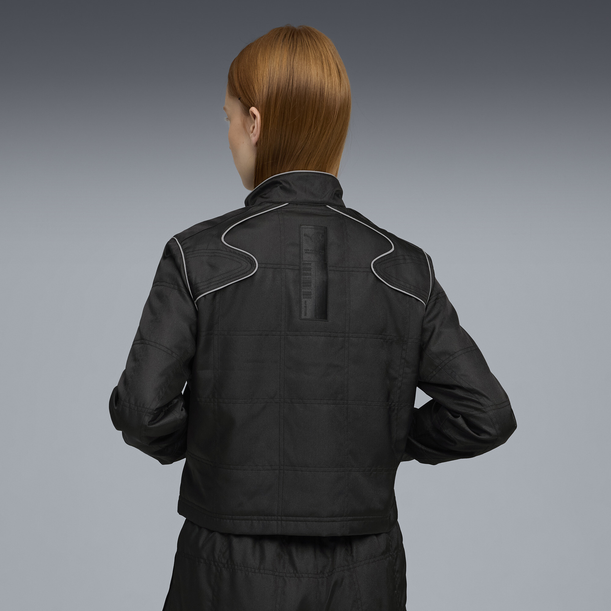 PUMA Scuderia Ferrari HP Premium jas voor Dames, Zwart, Maat XXS thumbnail 5