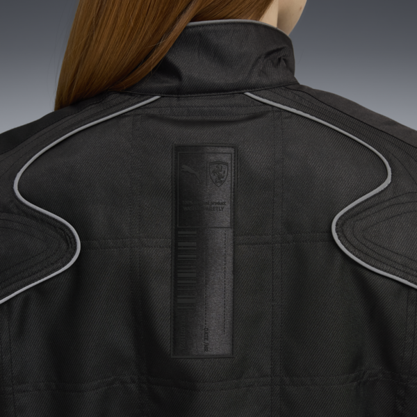Scuderia Ferrari HP Premium Jacket Women, PUMA Black, large-ZAF