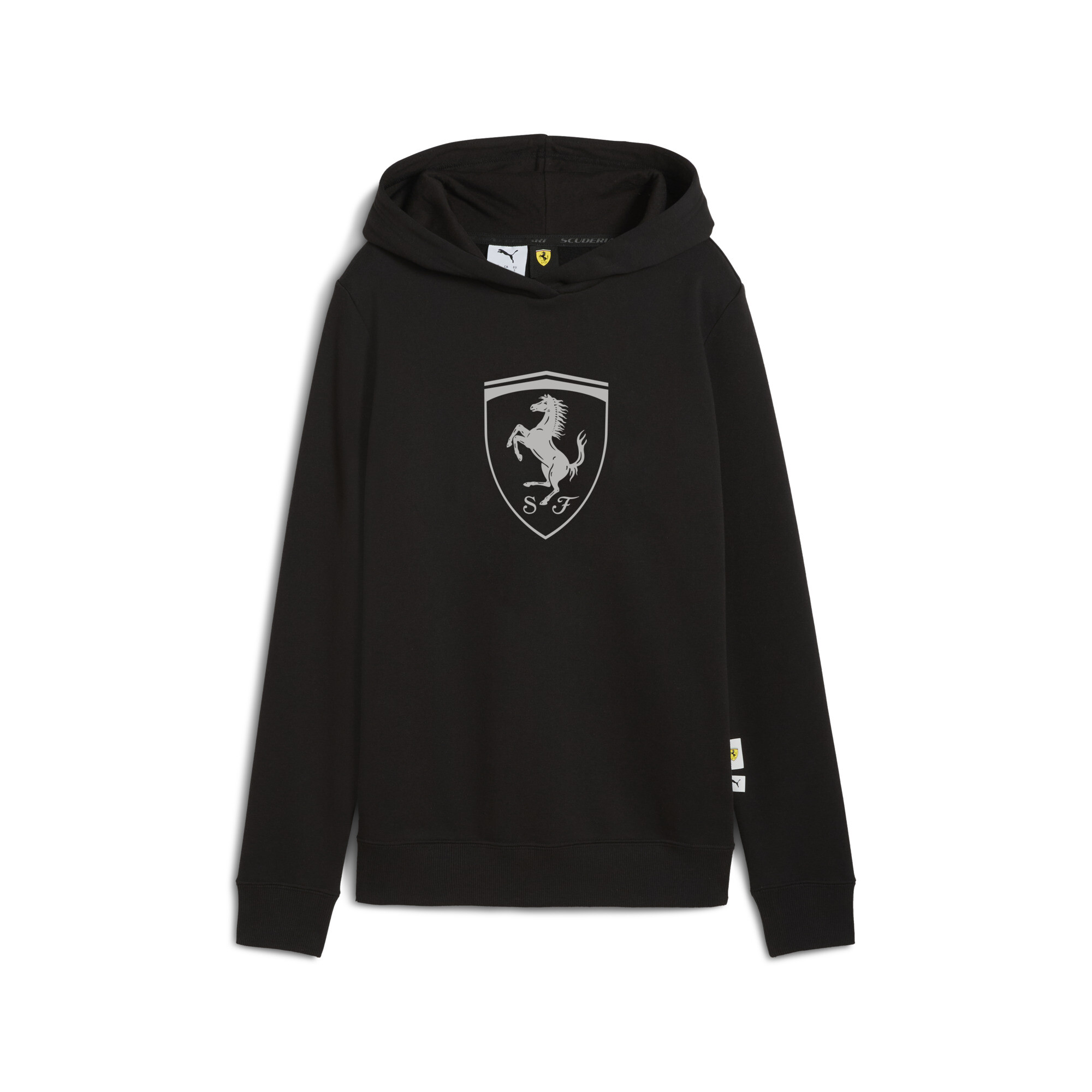 PUMA Scuderia Ferrari Sportswear hoodie voor Dames, Zwart, Maat L thumbnail 3
