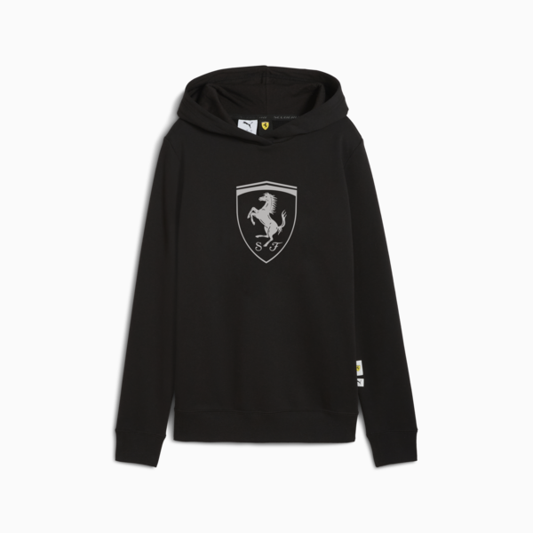 Scuderia Ferrari Sportswear Hoodie Women, PUMA Black, large-ZAF