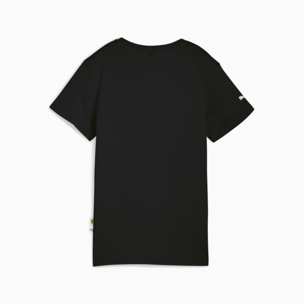 Scuderia Ferrari Sportswear Tonal Shield Tee Women, PUMA Black, large-ZAF