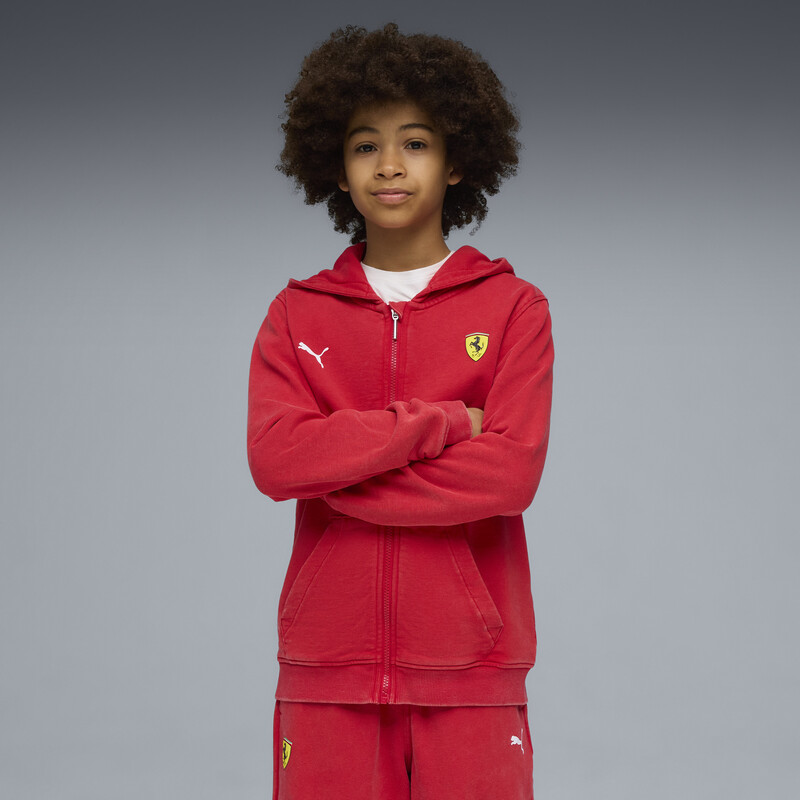 

PUMA Ferrari Kids’ Hooded Full Zip Sweat Jacket