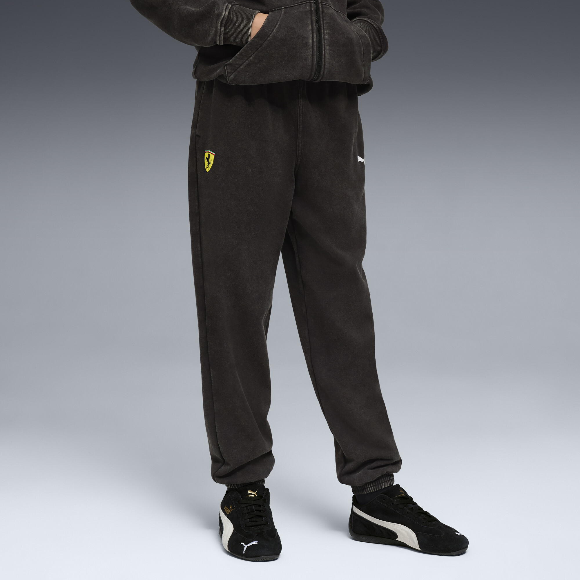 PUMA Scuderia Ferrari Sportswear sweatpants, Zwart, Maat 11-12Y thumbnail 4