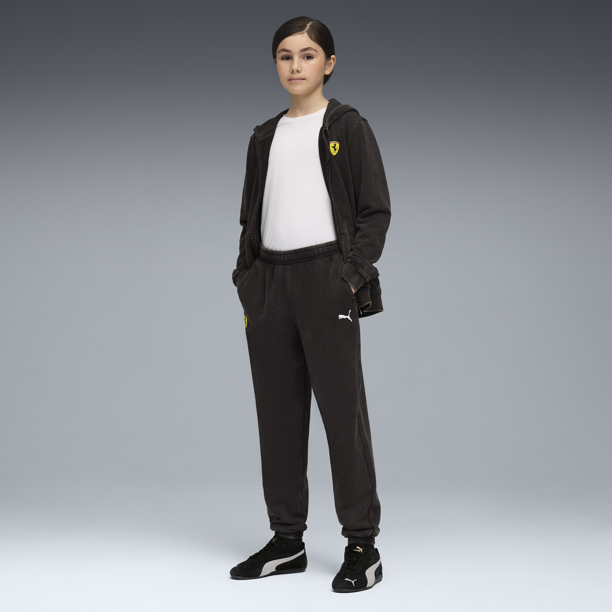 PUMA Scuderia Ferrari Sportswear sweatpants, Zwart, Maat 11-12Y thumbnail 2