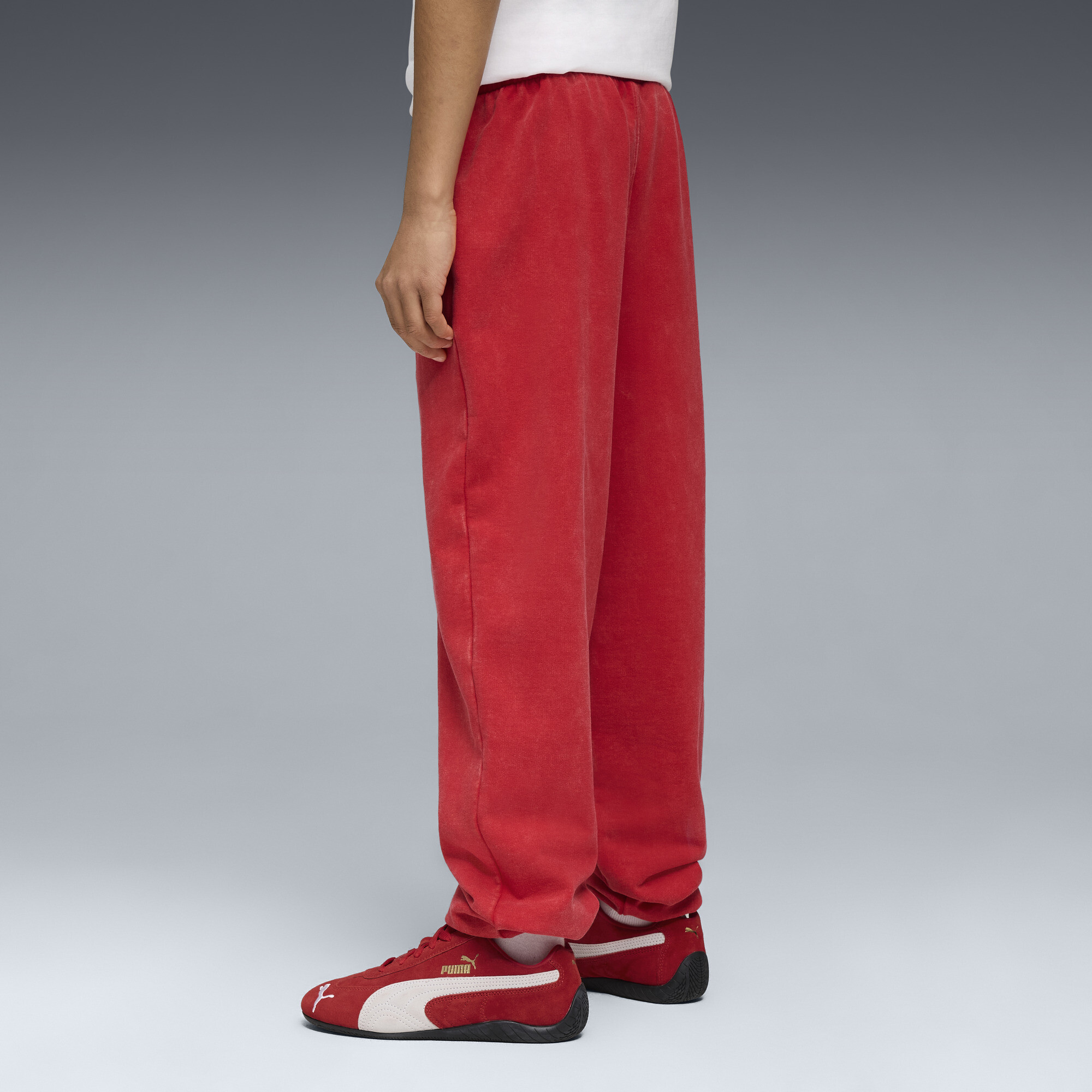 PUMA Scuderia Ferrari Sportswear sweatpants, Rood, Maat 7-8Y thumbnail 3