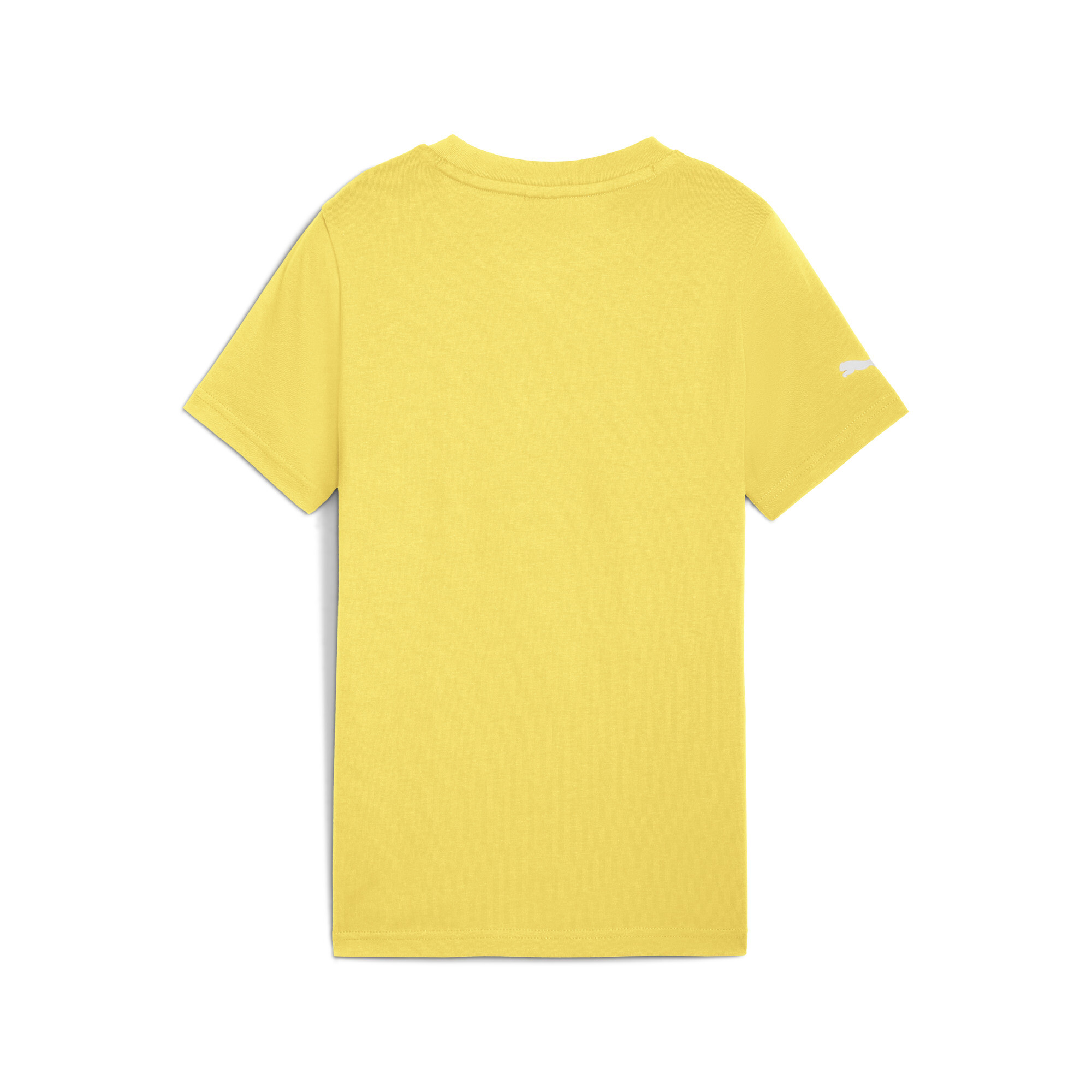 PUMA Scuderia Ferrari Sportswear ColouRood Big Shield T-shirt, Geel, Maat 5-6Y thumbnail 2