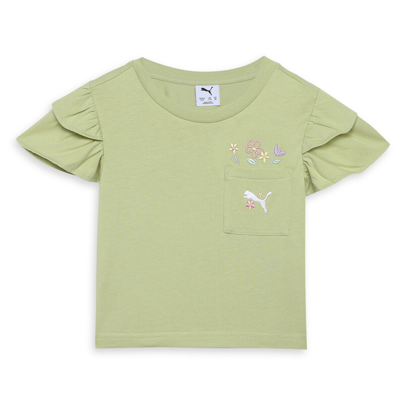 

PUMA FLOWER FARM Girl's Casual Pocket T-shirt