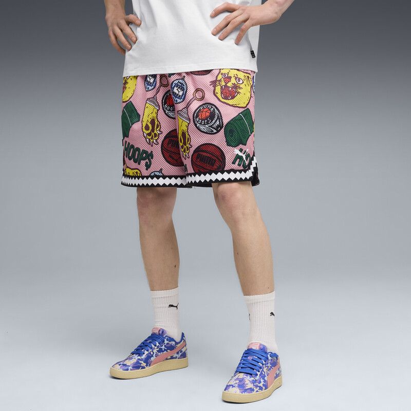 

Men's PUMA Commissioner Dylan Reversible Printed 7" Shorts