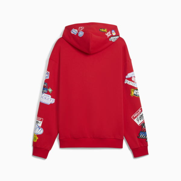 HooperHotline Hoodie Men, For All Time Red, large-MEX