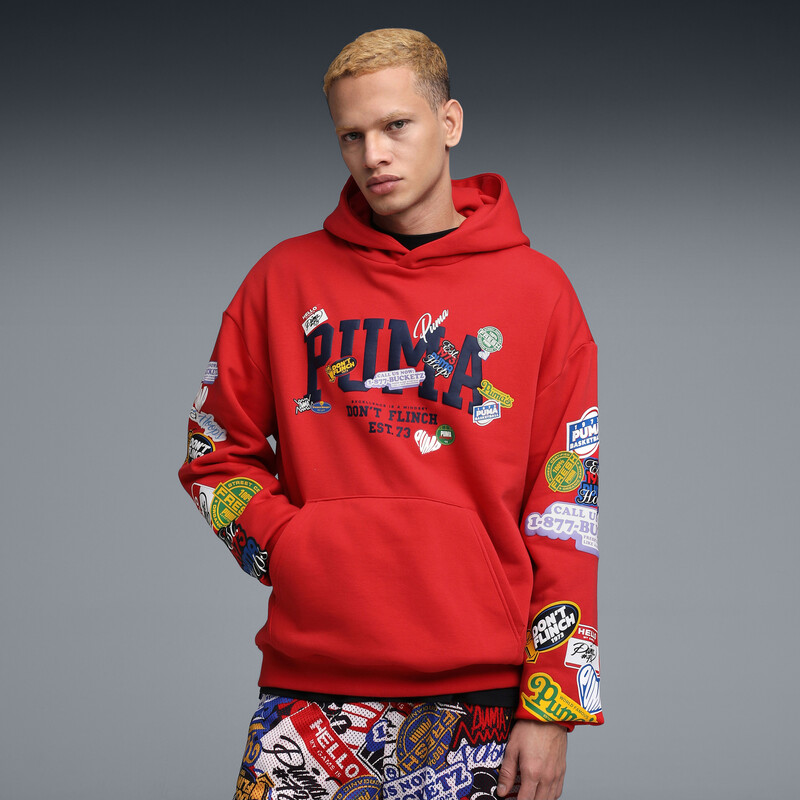 

Men's PUMA HOOPERS HOTLINE Cotton Pullover Hoodie