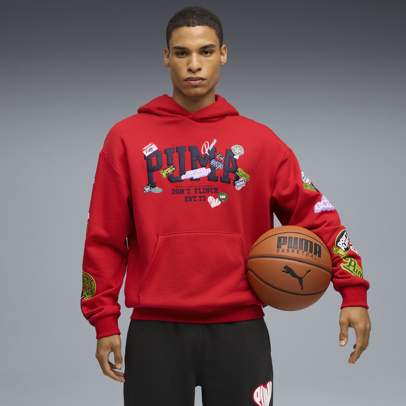 

Men's PUMA HOOPERS HOTLINE Cotton Pullover Hoodie