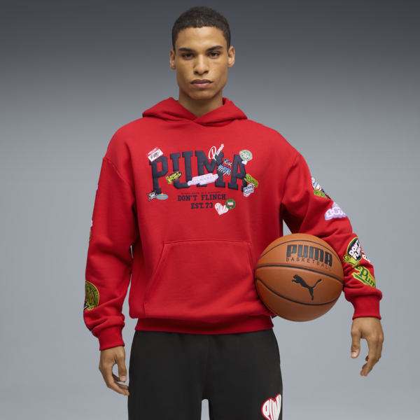 HooperHotline Hoodie Men, For All Time Red, large-MEX