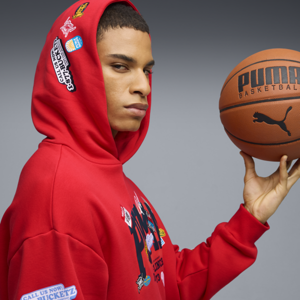 HooperHotline Hoodie Men, For All Time Red, large-MEX