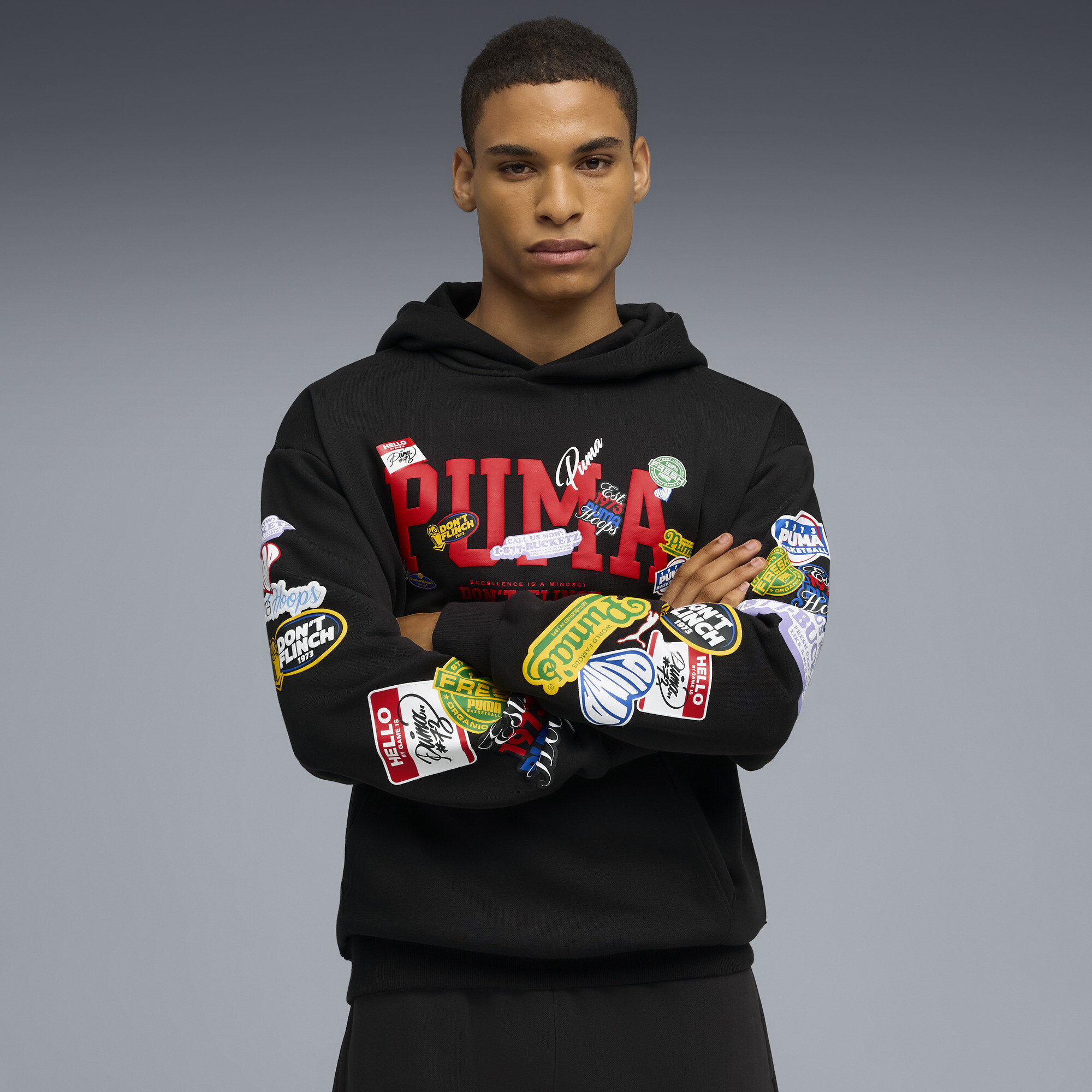 Худі HooperHotline Hoodie Men | Колір: Чорний | Puma Black | Puma