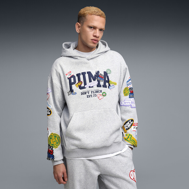 Men's PUMA HOOPERS HOTLINE Cotton Pullover Hoodie