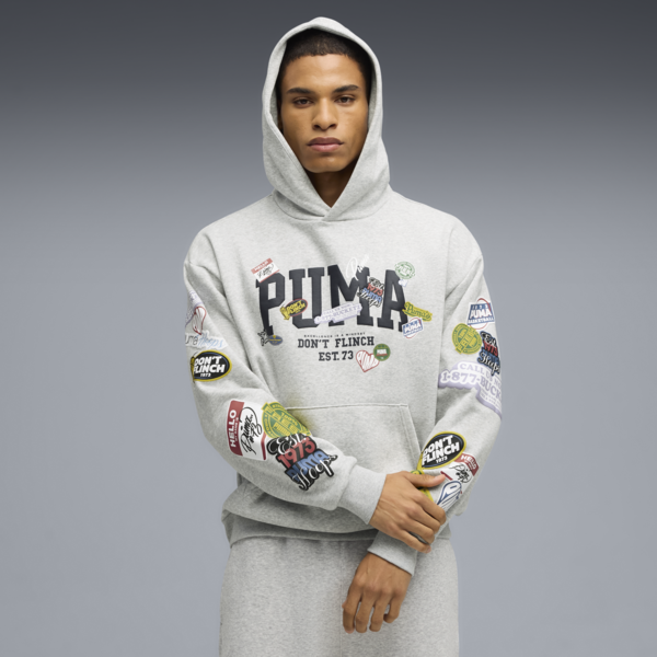 HooperHotline Hoodie Men, Light Gray Heather, large-MEX