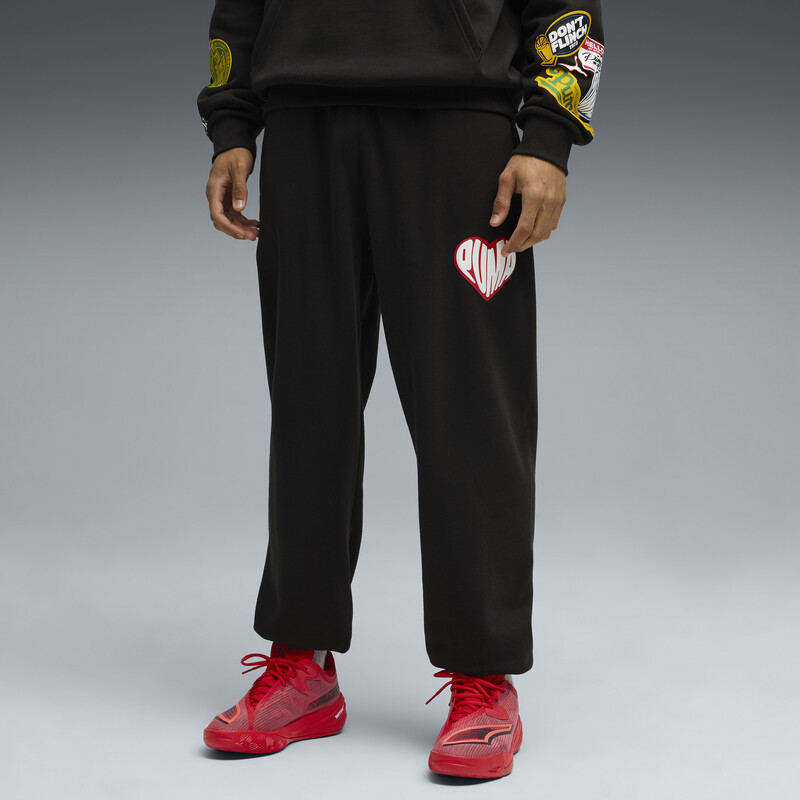 Men's PUMA HOOPERS HOTLINE Relaxed Fleece Sweatpant