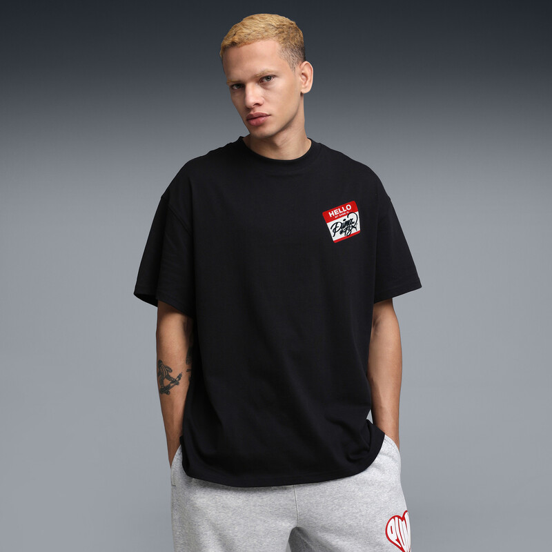 Men's PUMA HOOPERS HOTLINE Oversized Basketball Tee