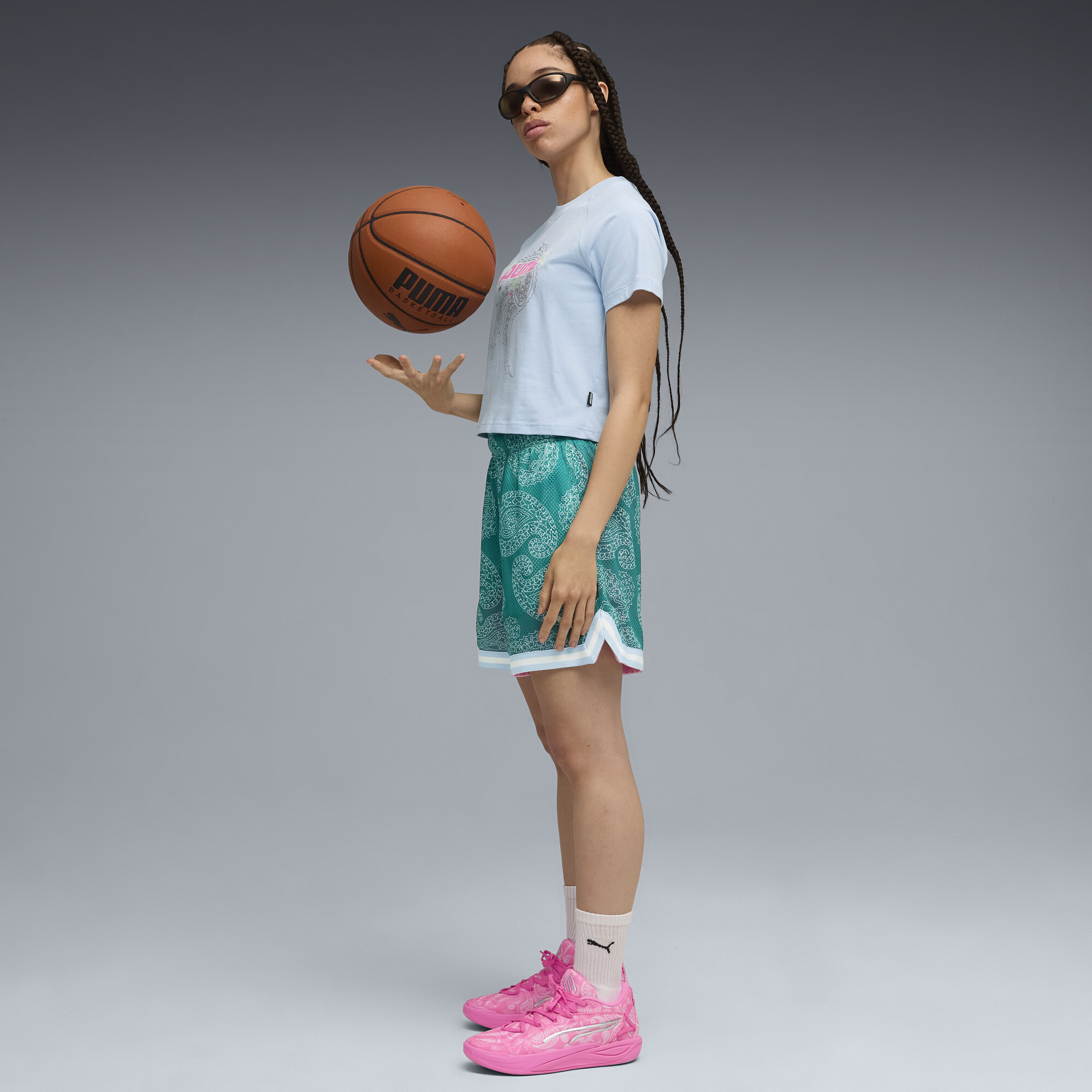 PUMA Shooting Stars Baby Tee voor Dames, Maat L thumbnail 4