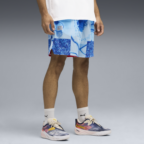Shorts reversibles Hooptopia para hombre, Dark Indigo-AOP, large-MEX