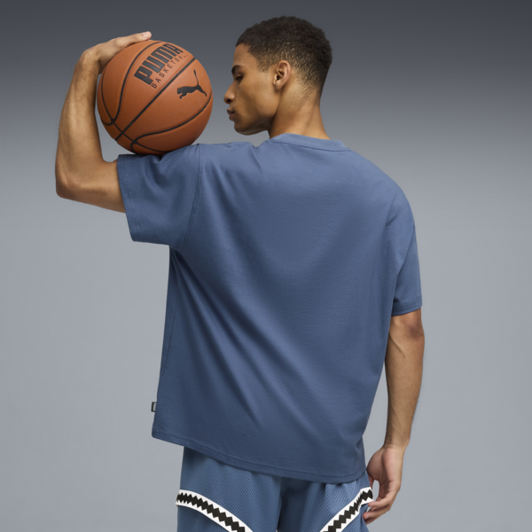Hooptopia FHWL Tee Men, Dark Indigo, large-ZAF