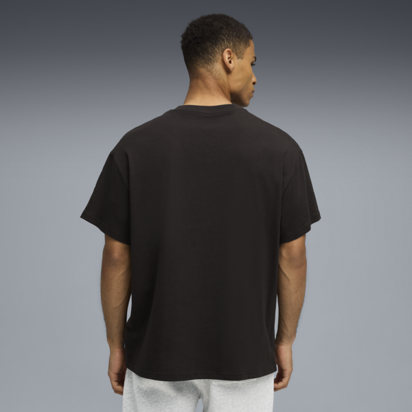 Hooptopia Break Fast Tee Men, PUMA Black, large-MEX