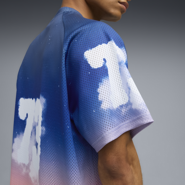 Hooptopia Sunset Hoops Jersey Men, Persian Blue-AOP, large-ZAF
