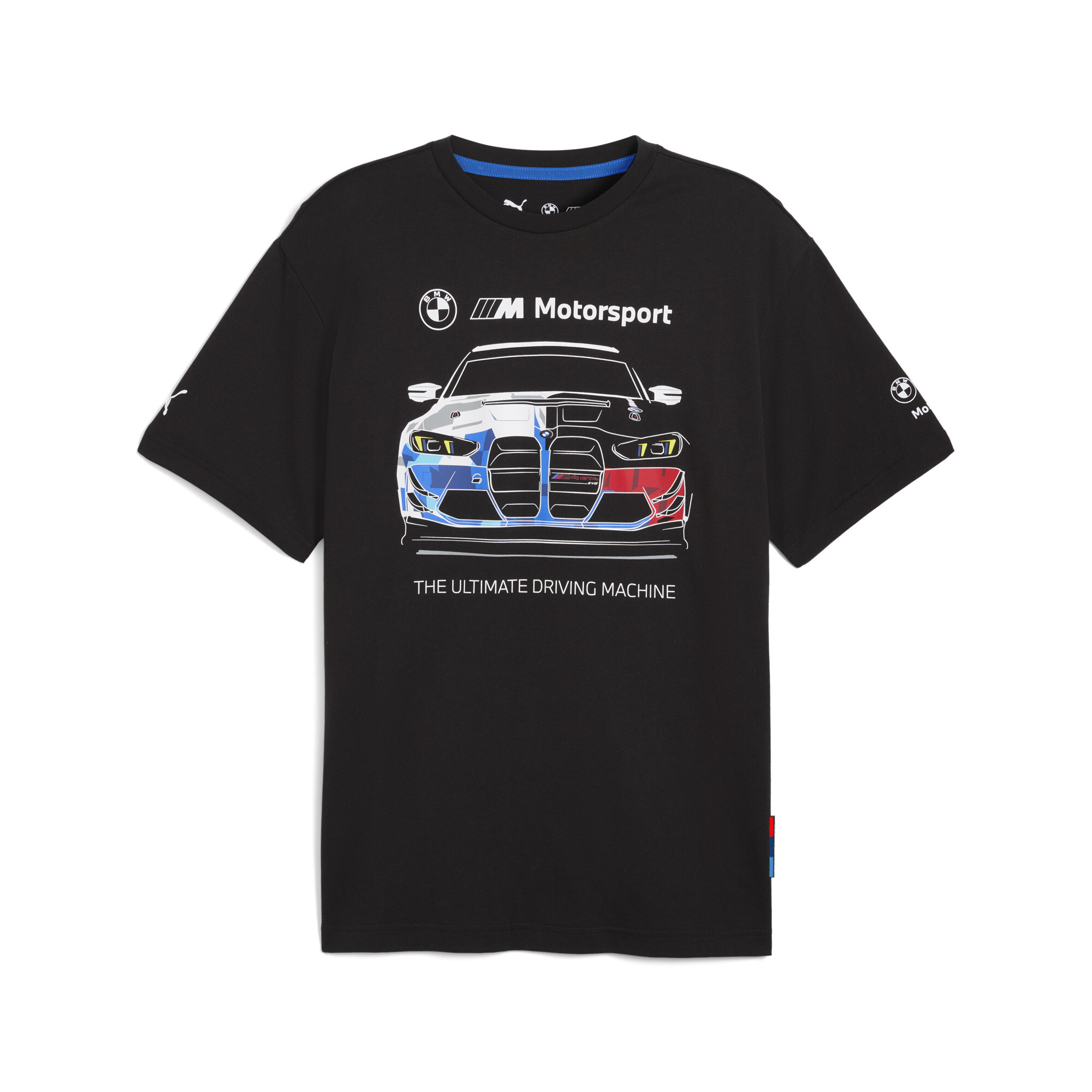 PUMA BMW M Motorsport Bold Graphic T-shirt voor Heren, Zwart thumbnail 3