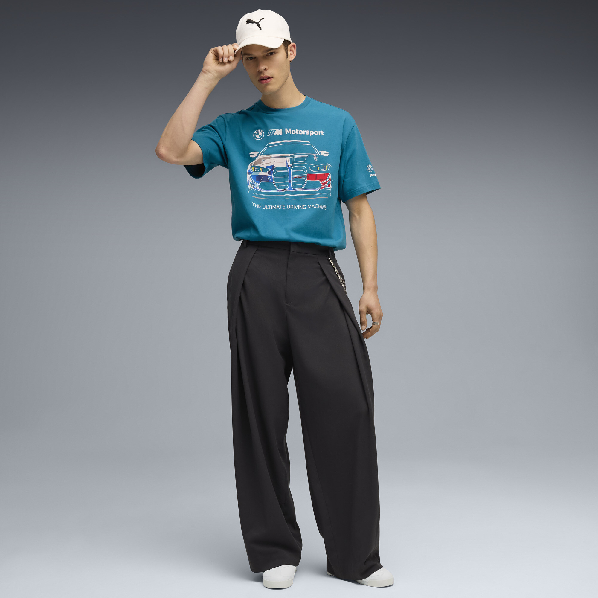 PUMA BMW M Motorsport Bold Graphic T-shirt voor Heren, Blauw, Maat XL thumbnail 4