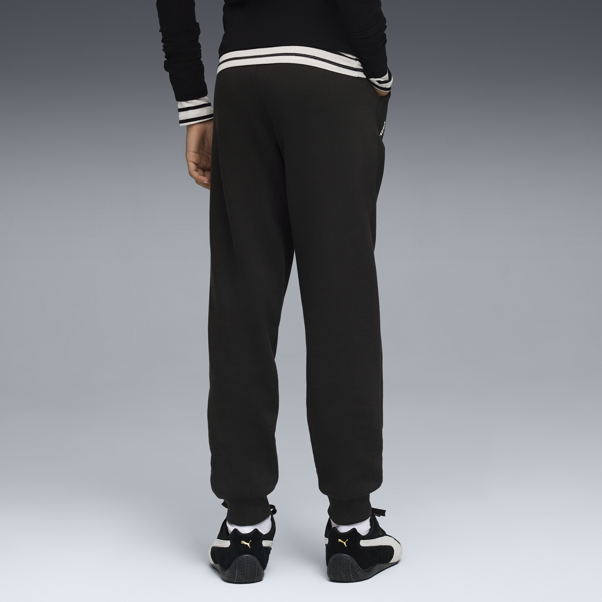 PUMA BMW M Motorsport Essentials broek, Zwart, Maat 15-16Y thumbnail 5