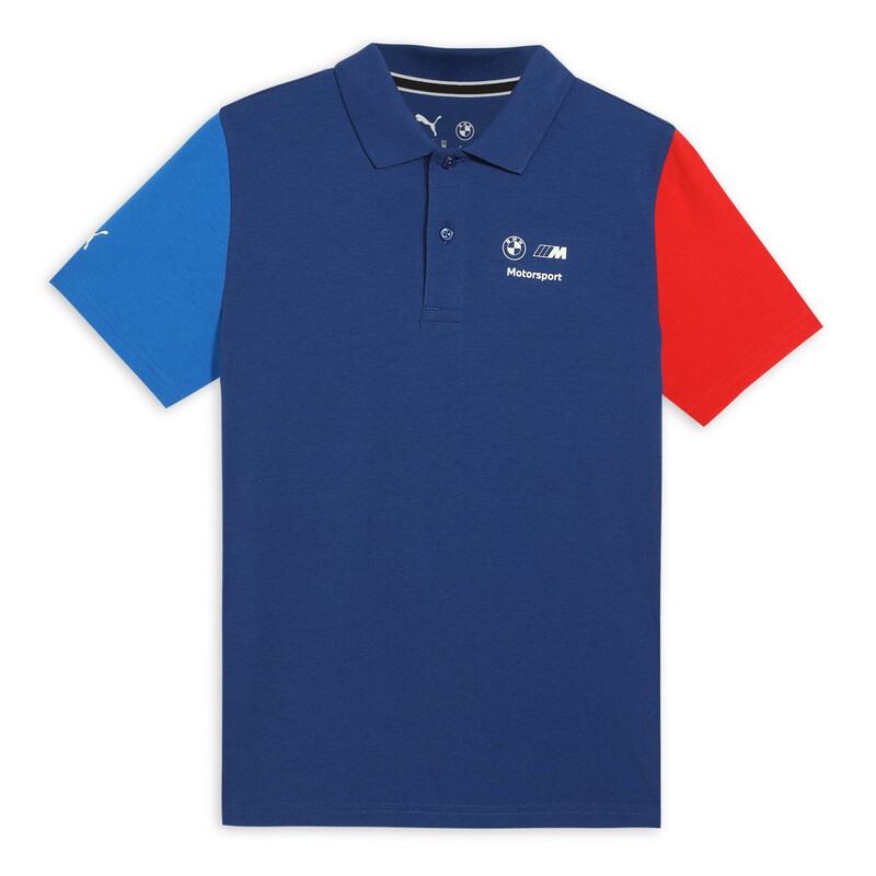 

PUMA BMW MMS Kids' Regular Fit Short Sleeve Polo