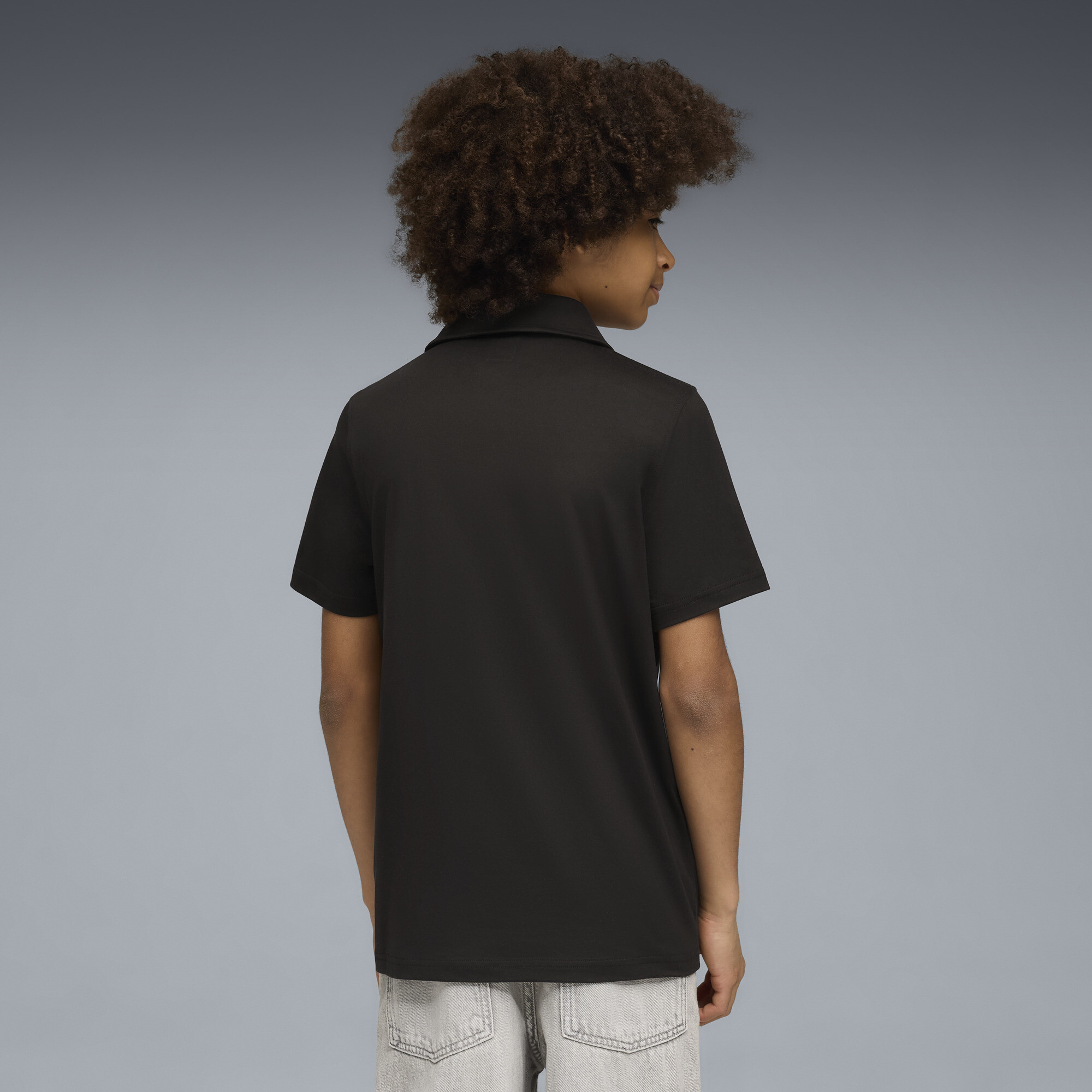 PUMA Scuderia Ferrari Sportswear polo, Zwart, Maat 7-8Y thumbnail 5