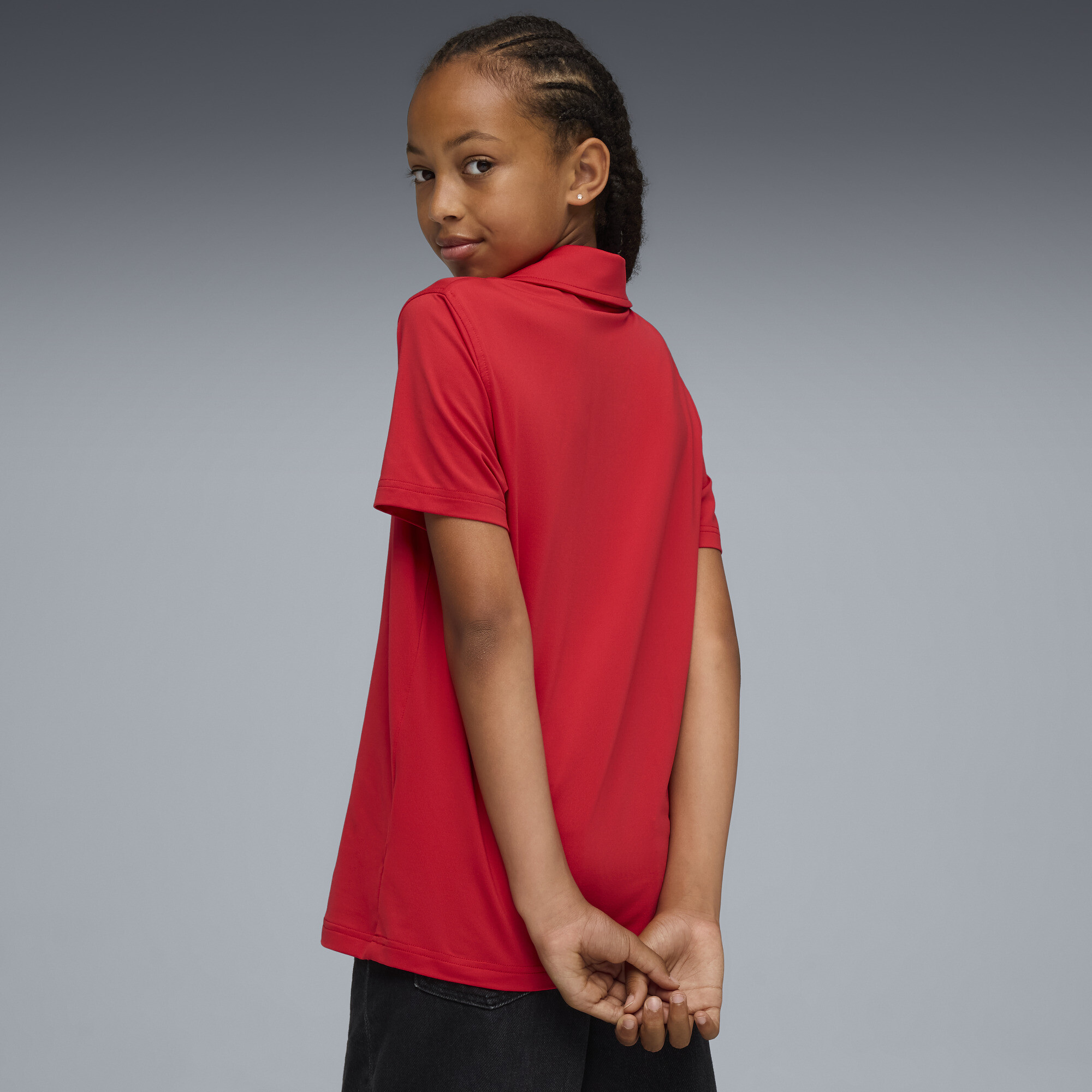 PUMA Scuderia Ferrari Sportswear polo, Rood, Maat 13-14Y thumbnail 5