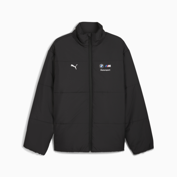 BMW M Motorsport Essentials Puffer Jacket Men, PUMA Black, large-ZAF