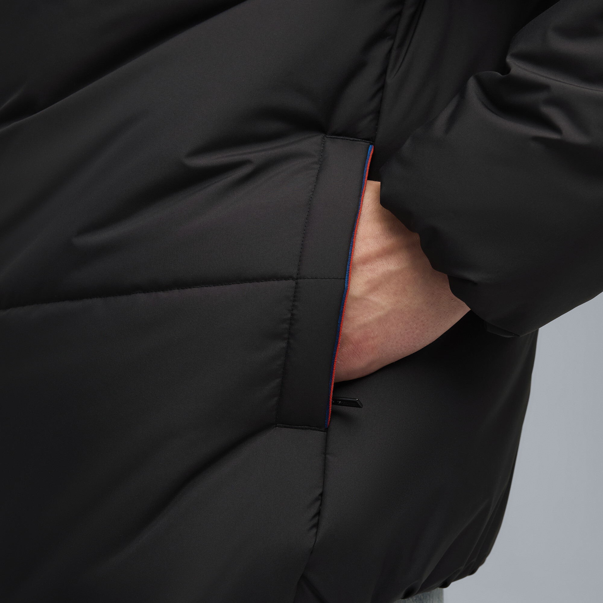 PUMA BMW M Motorsport Essentials pufferjack voor Heren, Zwart, Maat S thumbnail 4