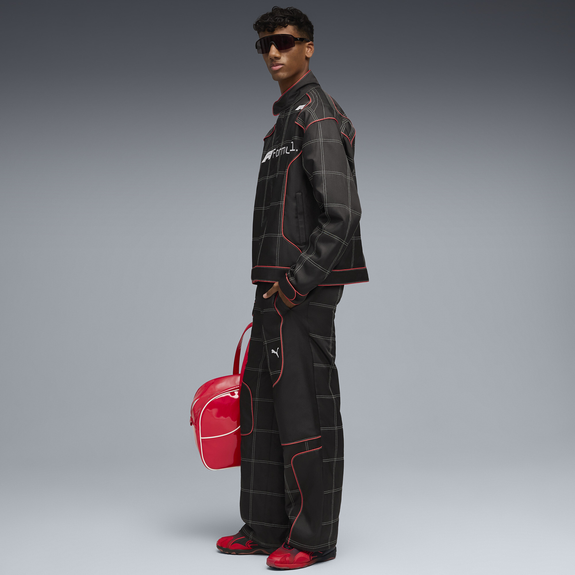 PUMA F1Â® Lifestyle Racing jack voor Heren, Zwart, Maat XL thumbnail 6