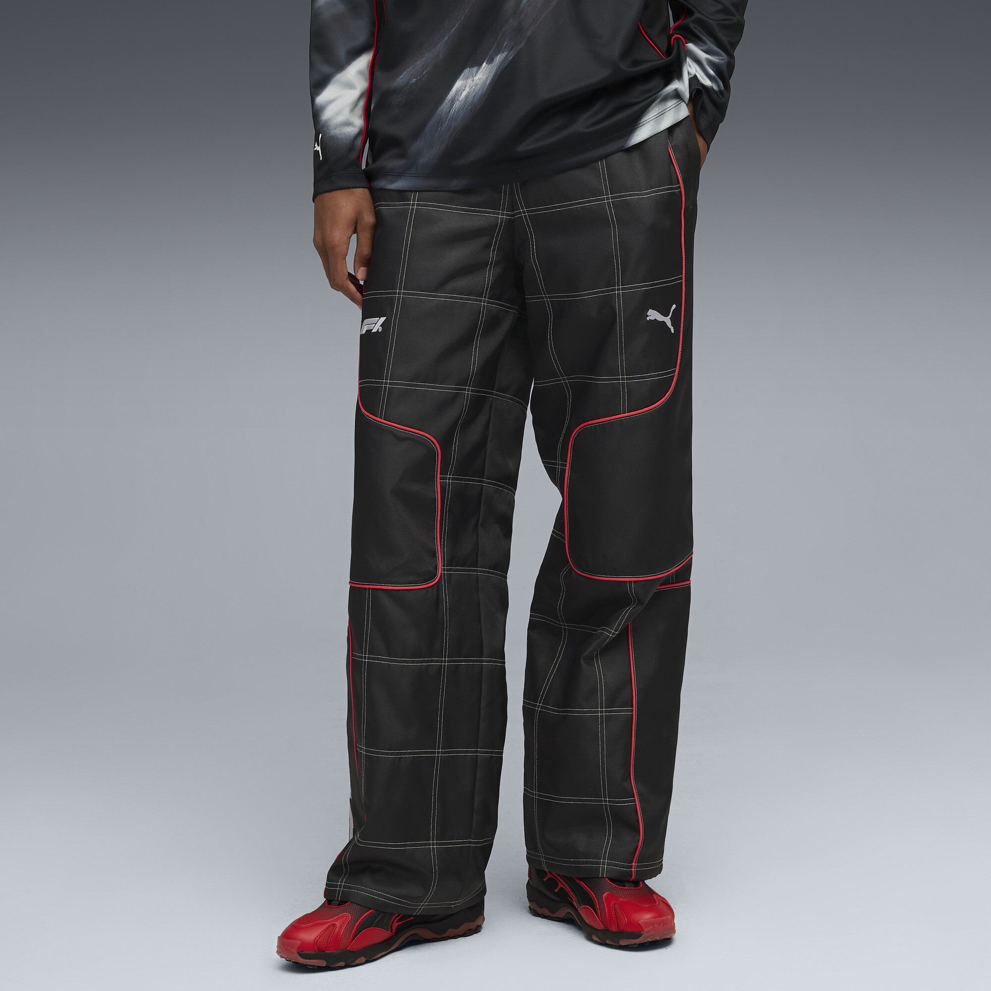 PUMA F1Â® Lifestyle Racing broek voor Heren, Zwart, Maat S thumbnail 6