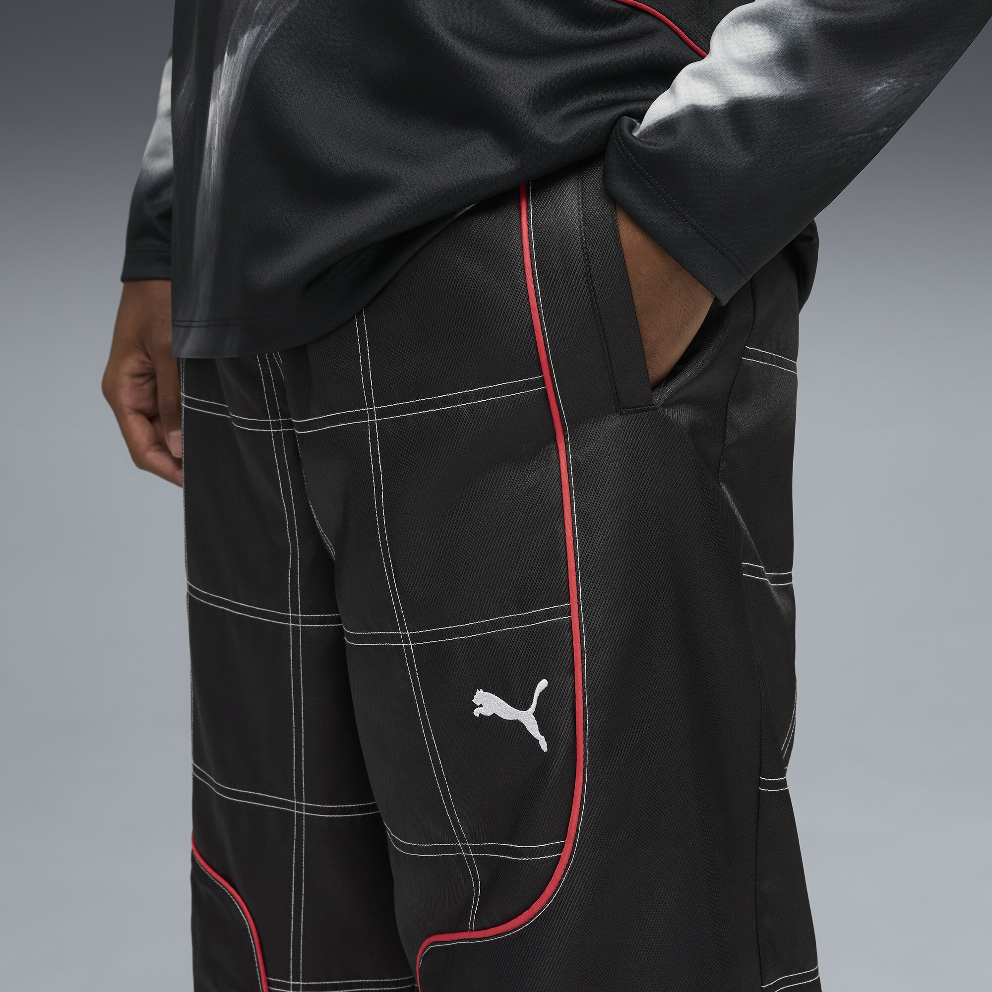 PUMA F1Â® Lifestyle Racing broek voor Heren, Zwart, Maat S thumbnail 5