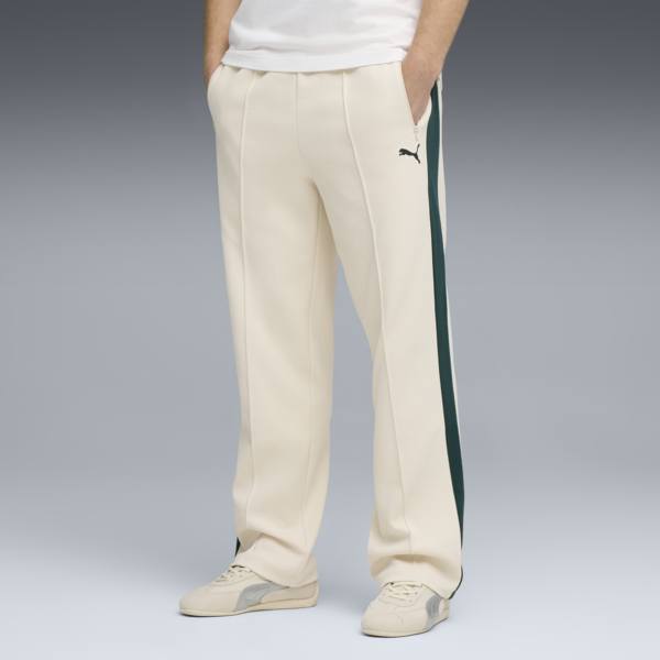T7 Relaxed Jacquard Track Pants Unisex, Alpine Snow-Green Terrain, large-ZAF