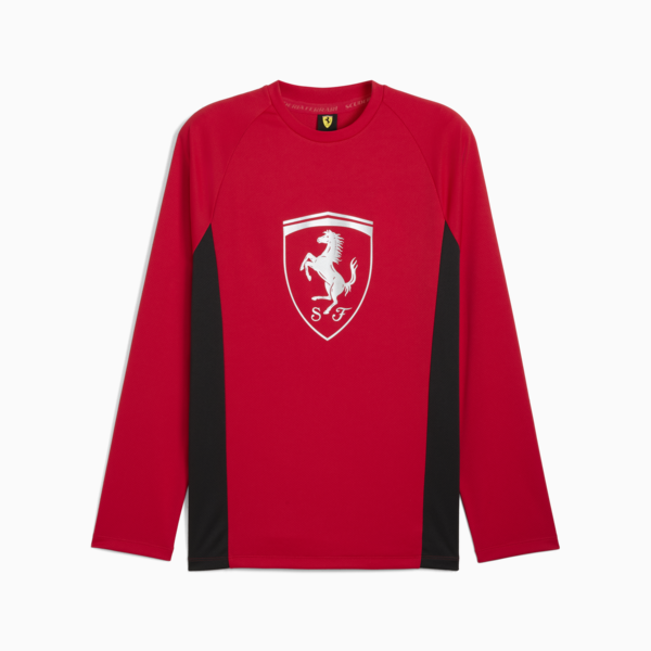 Scuderia Ferrari HP Lifestyle Long Sleeve Tee Men, Rosso Corsa, large-ZAF