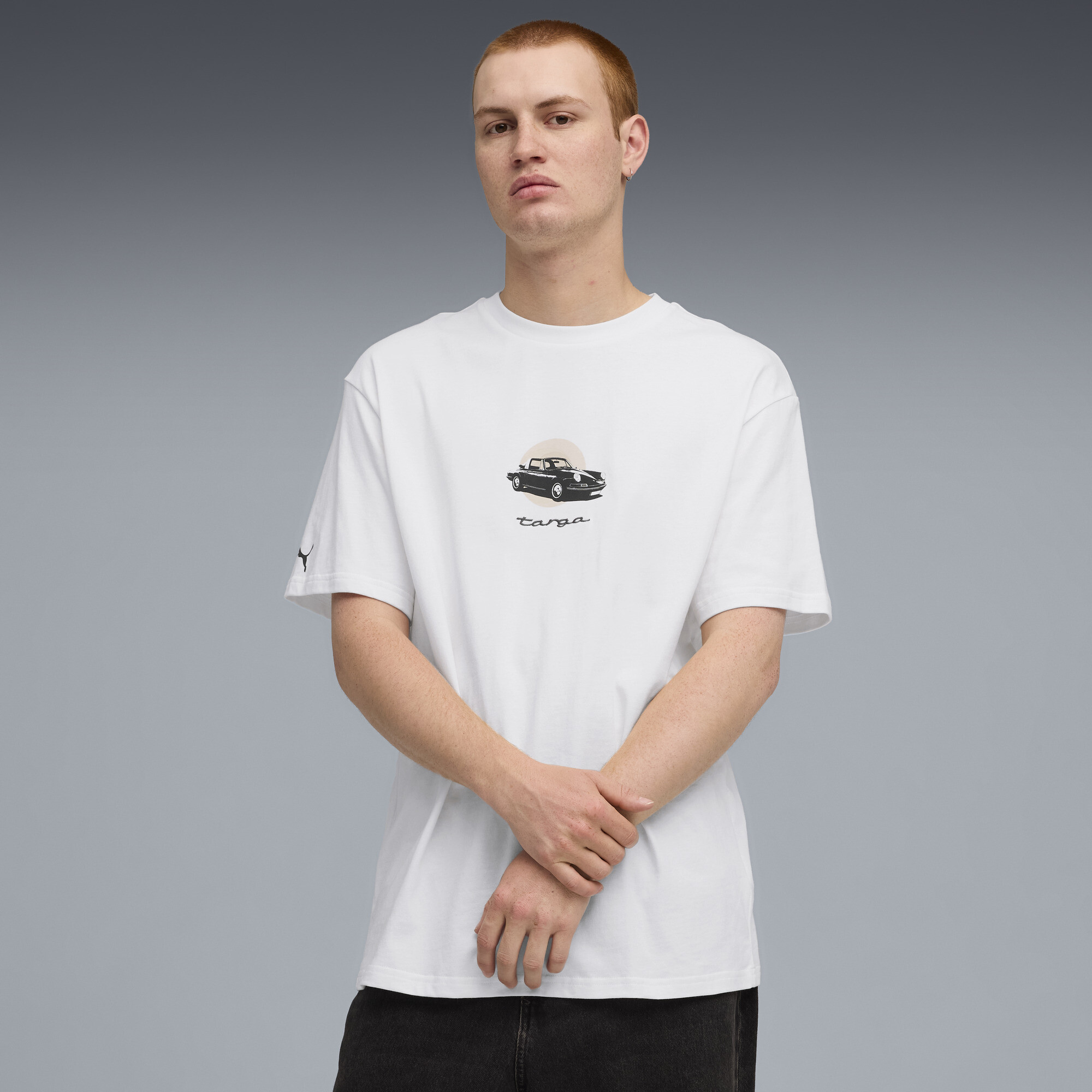 Puma Pl Targa T-shirt Men In White