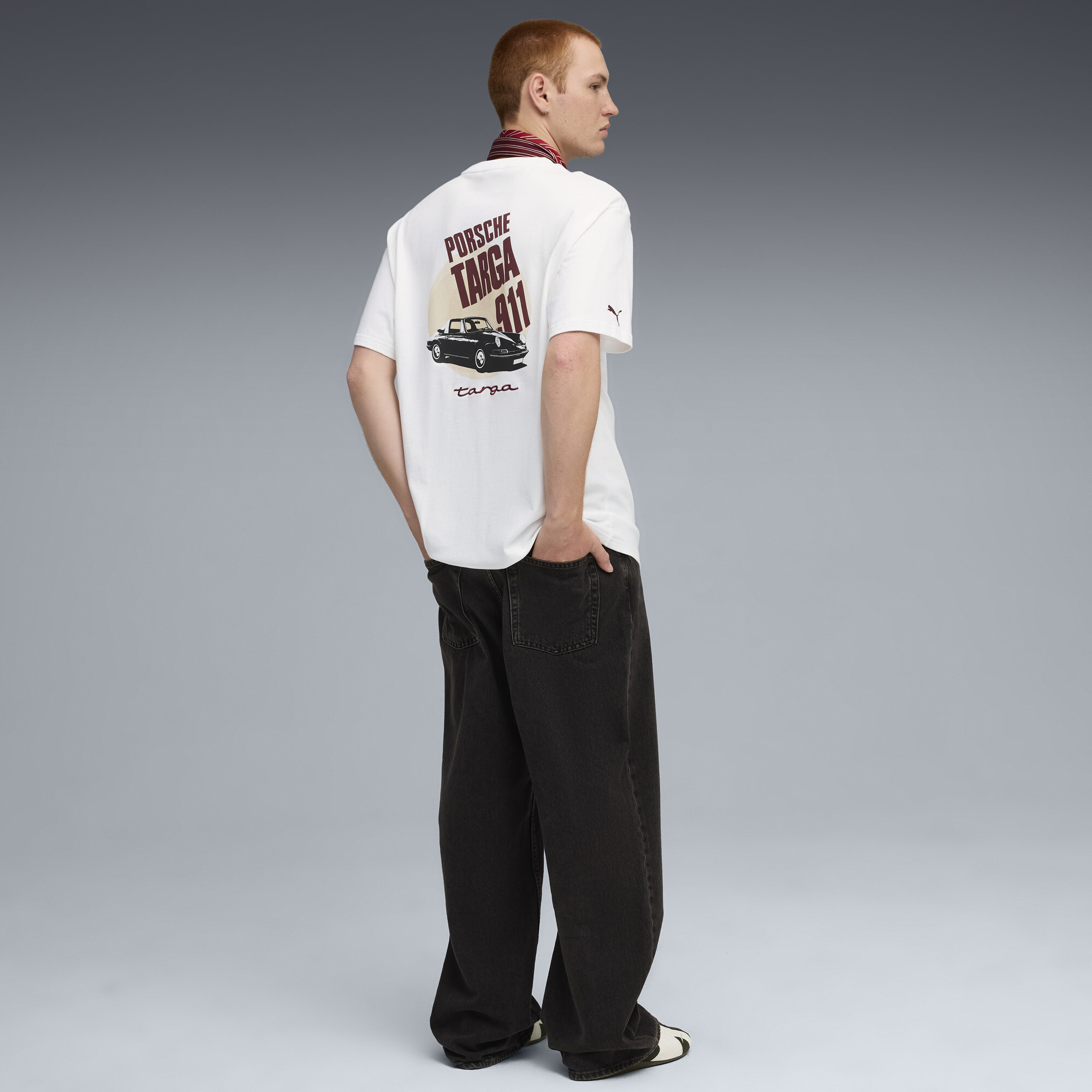 PUMA Porsche Legacy T-shirt voor Heren, Wit, Maat L thumbnail 4