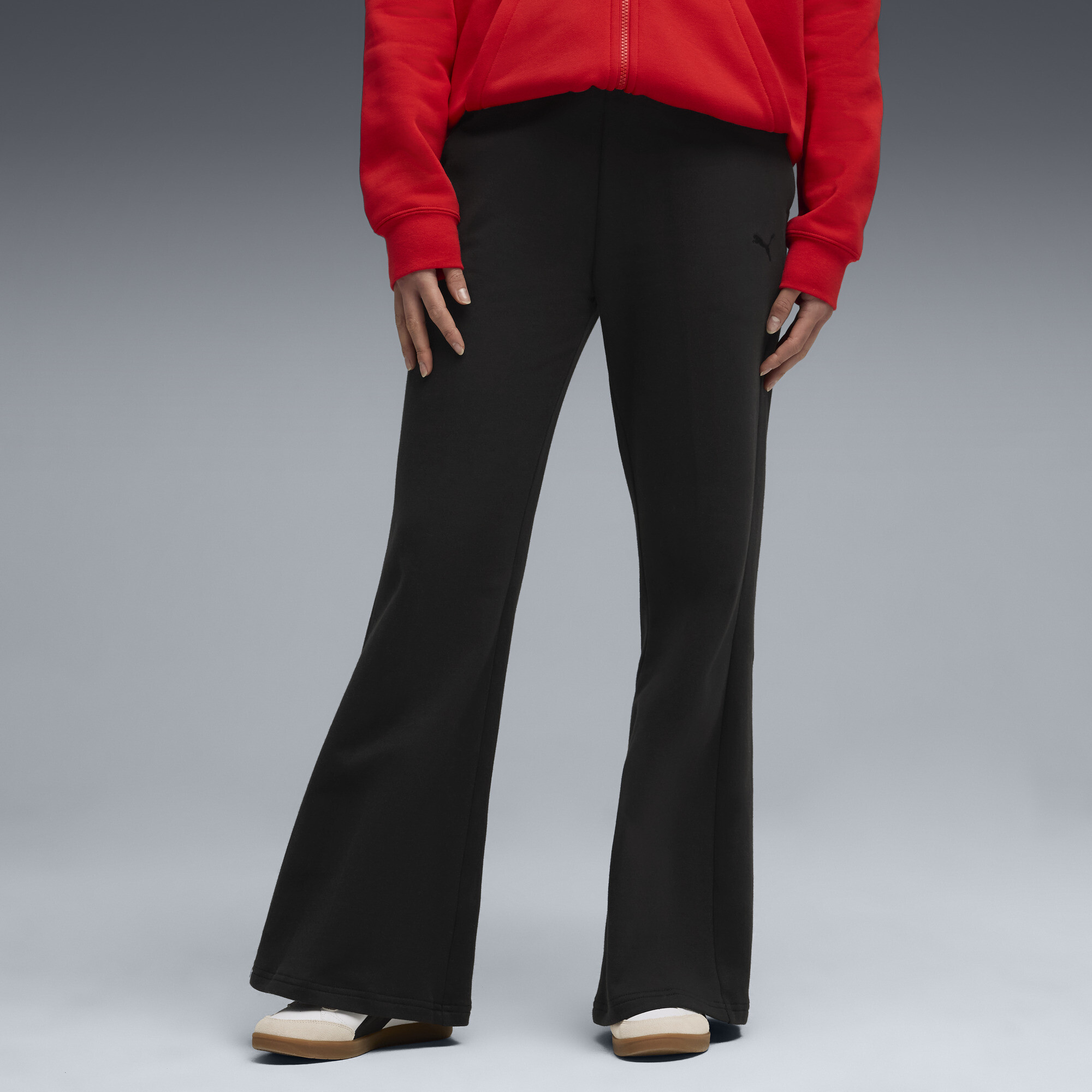 PUMA Her Women's Fleece Sweatpants in Black, Size XL