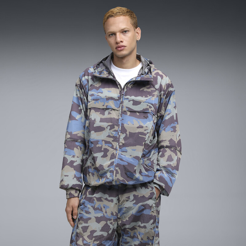 PUMA CLRT Oversized All-Over-Print Ripstop Jacket
